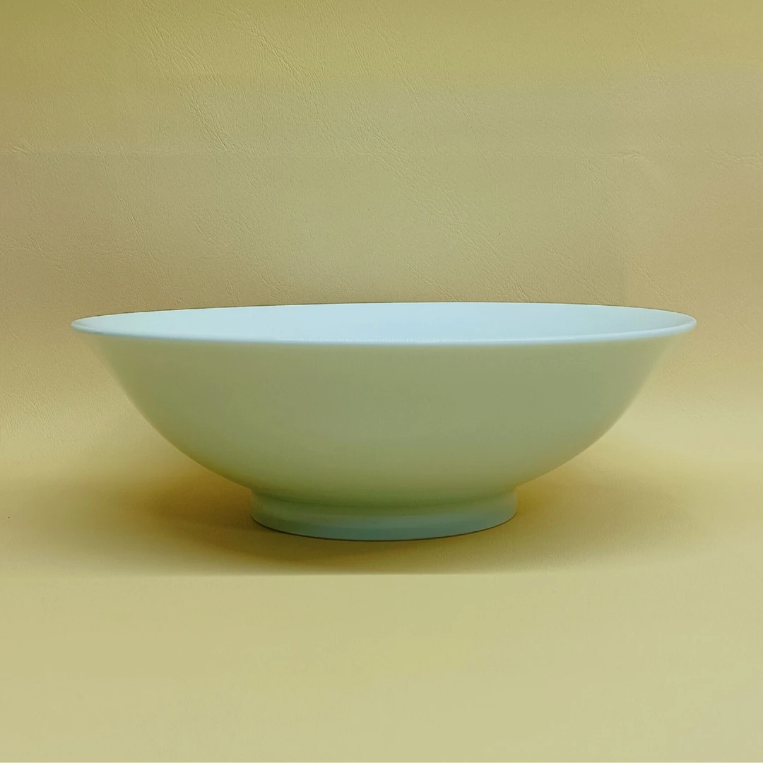 景德镇陶瓷青白瓷餐具饭碗手工青白瓷米饭碗青花瓷（清福碗2号）