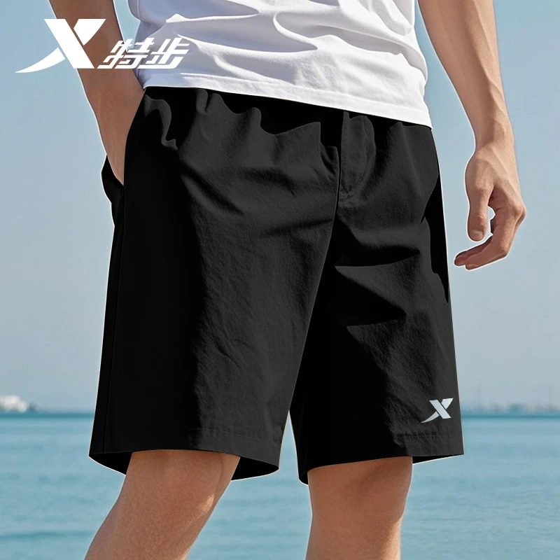 特步运动短裤男休闲专业速干冰丝运动五分裤男士跑步训练清凉薄款