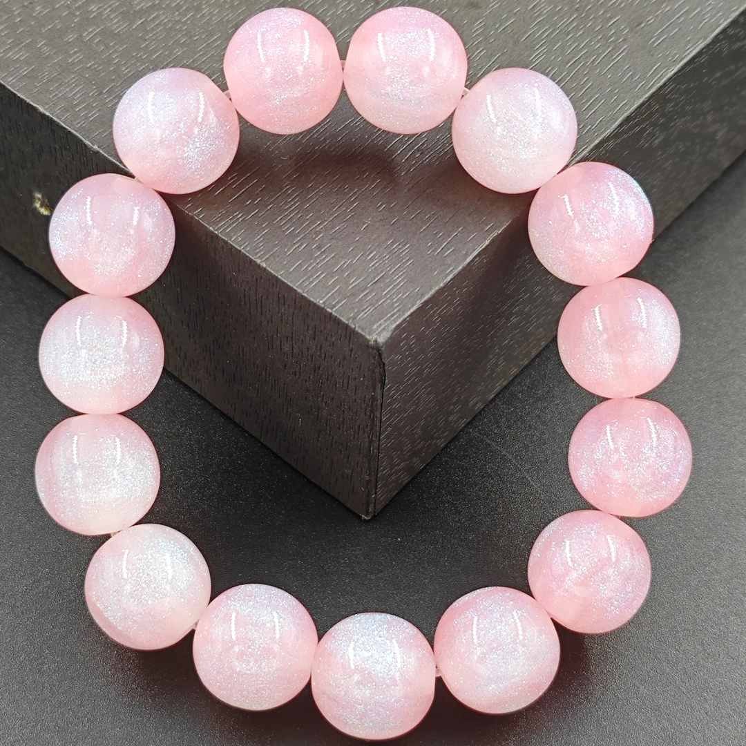 G022时尚经典百搭潮流人鱼粉树脂手串手链