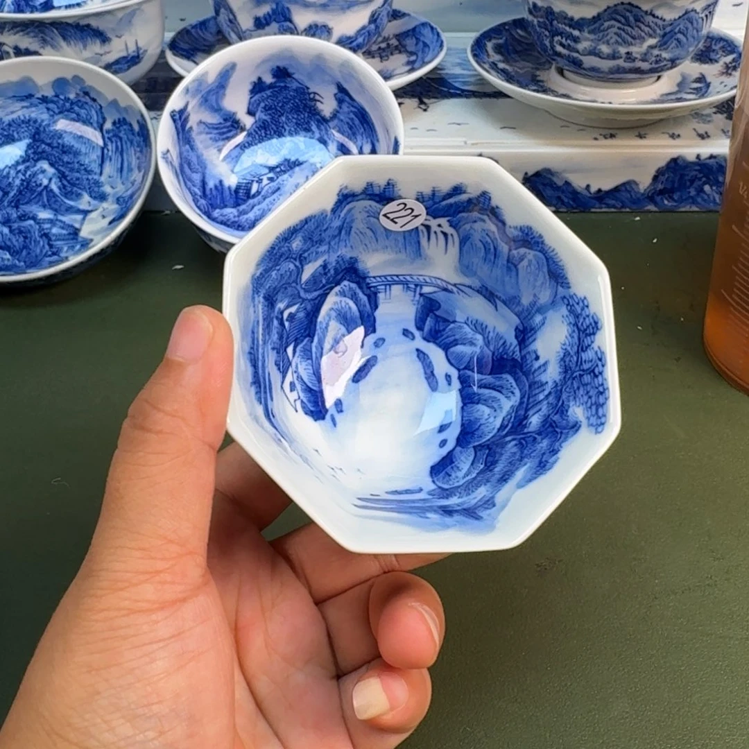 景德镇纯手绘茶具圆圆221