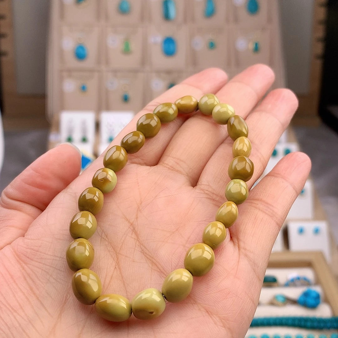 绿松石未镶嵌颈饰7-8mm