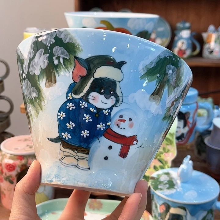 陶景德镇釉下手绘陶瓷