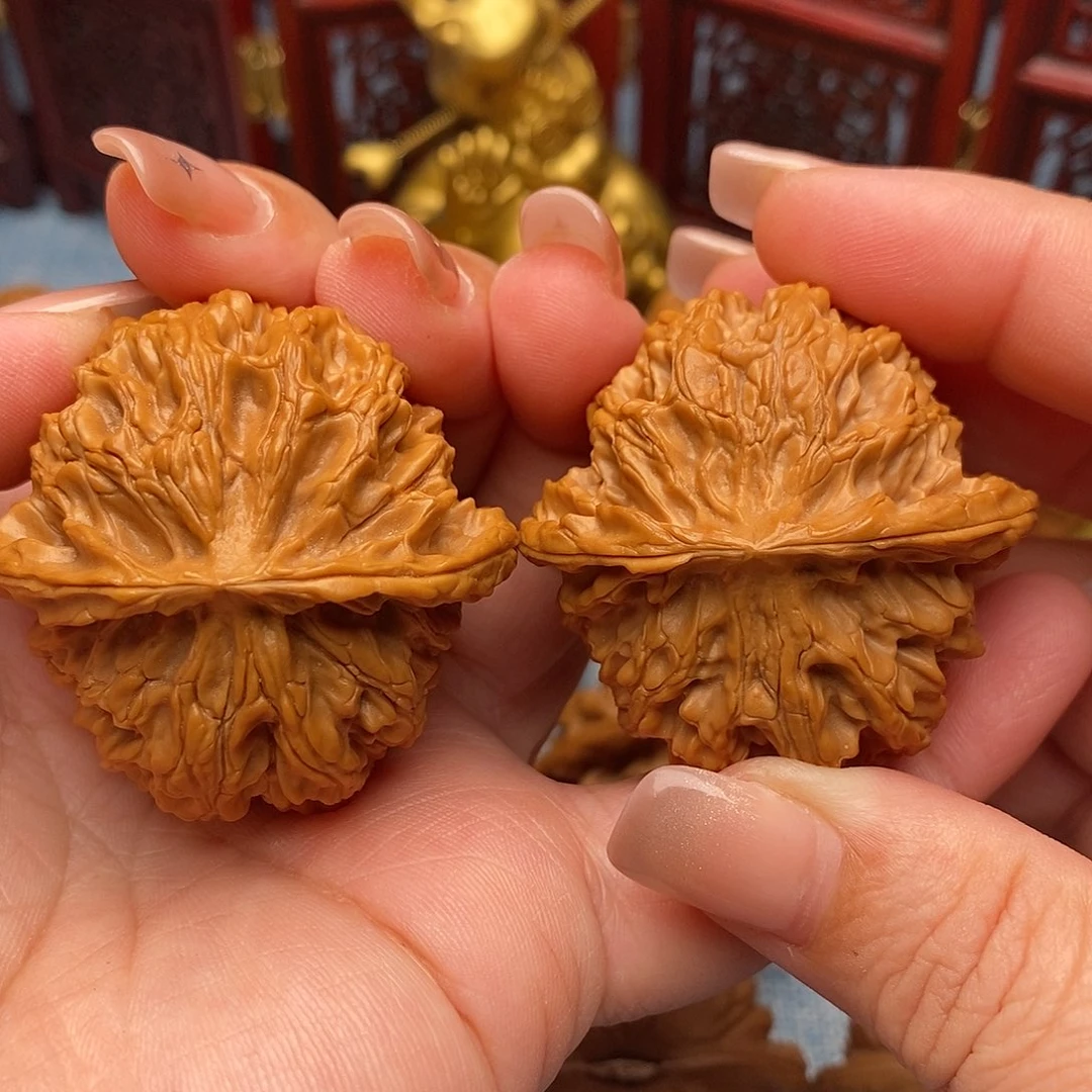 文玩核桃把件44.5全品绝配苹果园