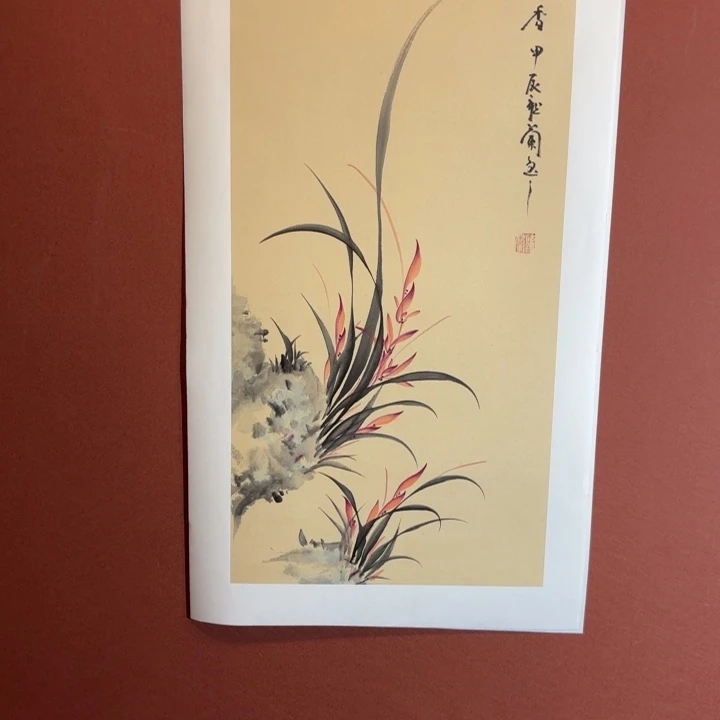 国画听兰老师花鸟