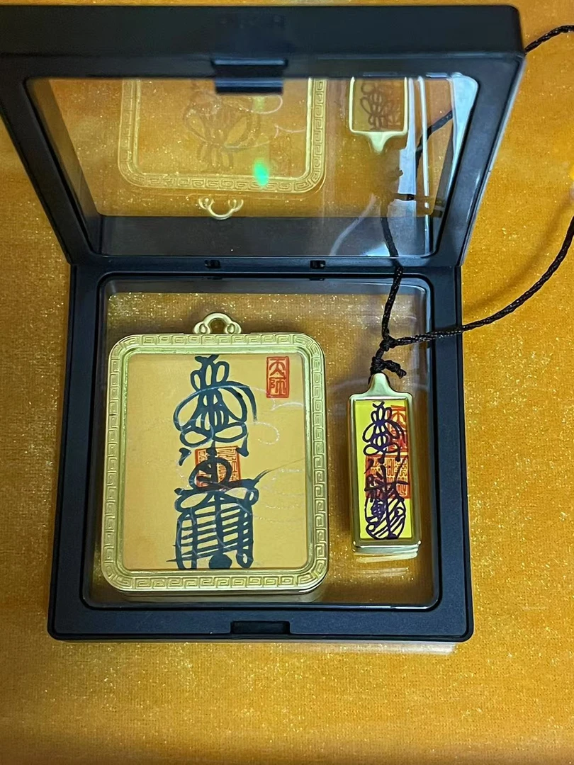 钛钢吊坠 唐卡饰品吊坠项坠平安招米避鞋