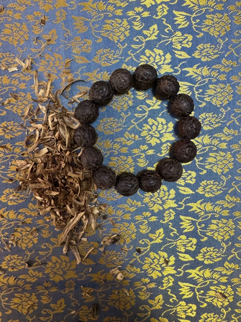 【恒弟专属】A31越南万年富森红土沉水级手雕佛财15mm