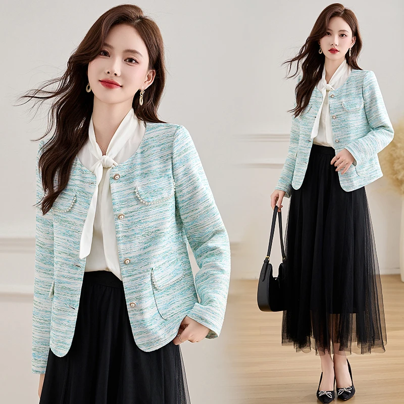 小香风外套2025新款女春秋爆款气质高级感开衫小个子洋气短款上衣