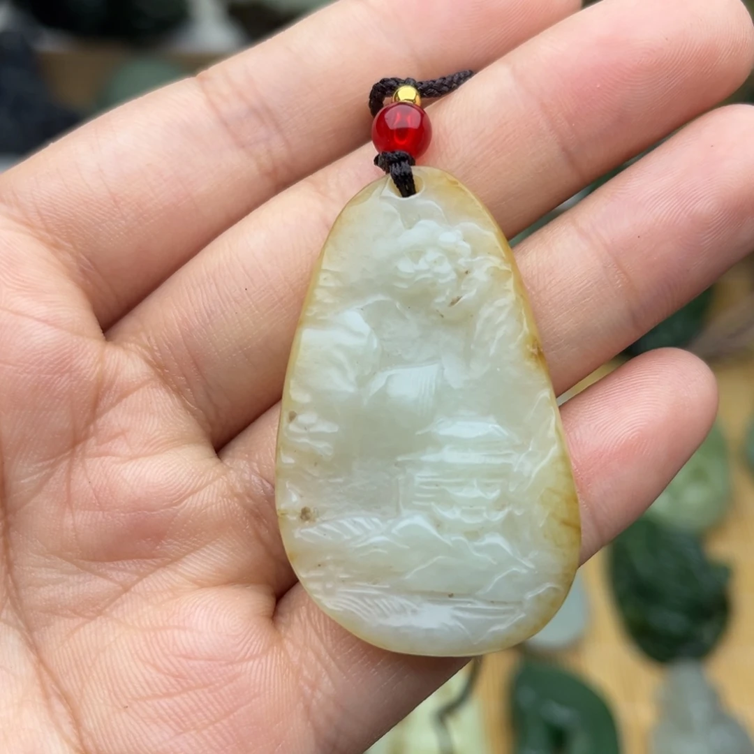 和田玉颈饰未镶嵌