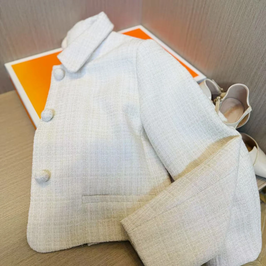 2025年秋装新款小香风外套时尚气质短款显瘦高级上衣女装百搭