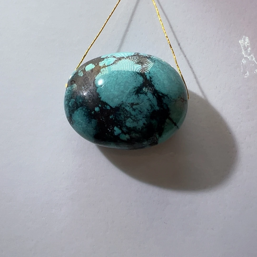 绿松石未镶嵌挂件