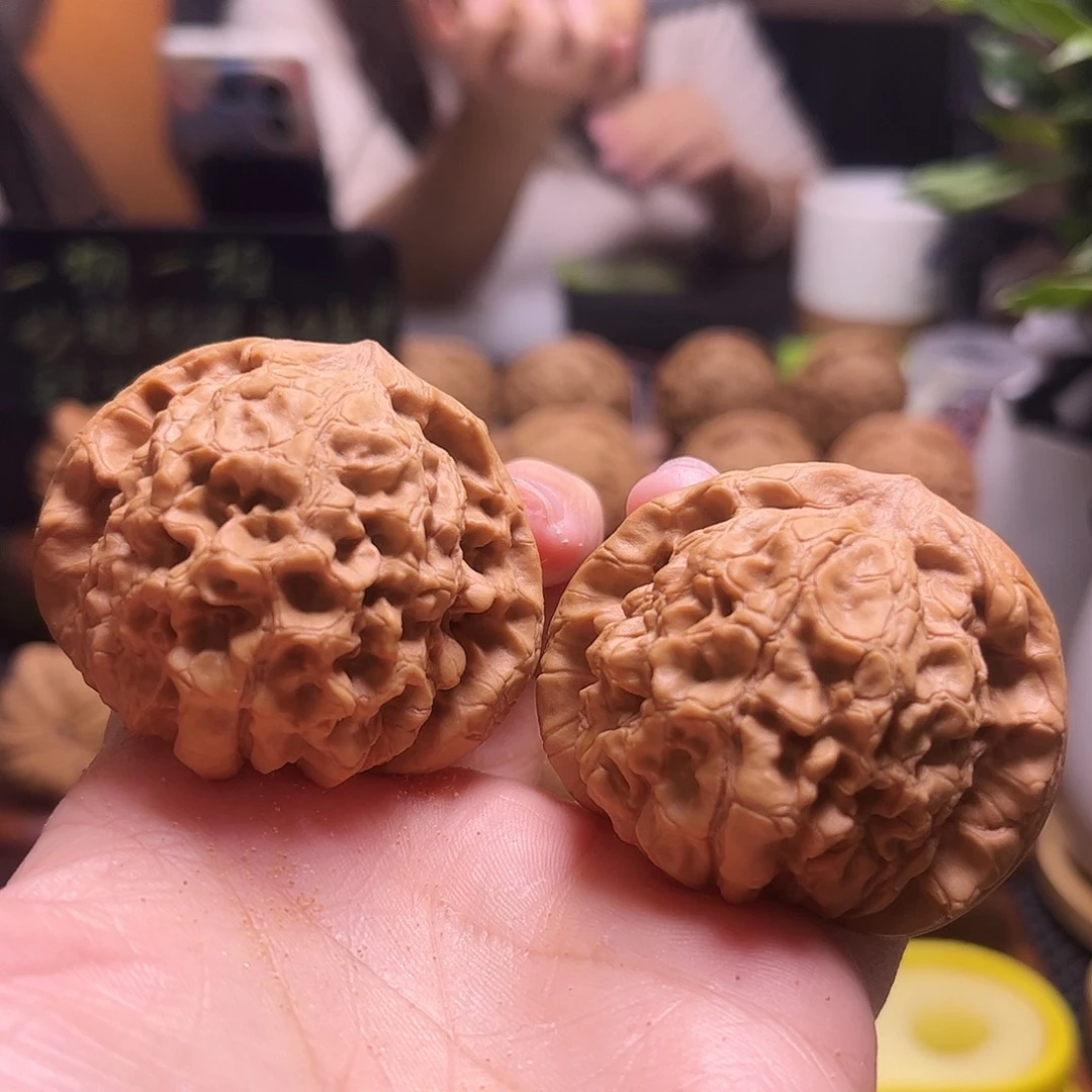 财***财文玩核桃把件50尺龙鼎61