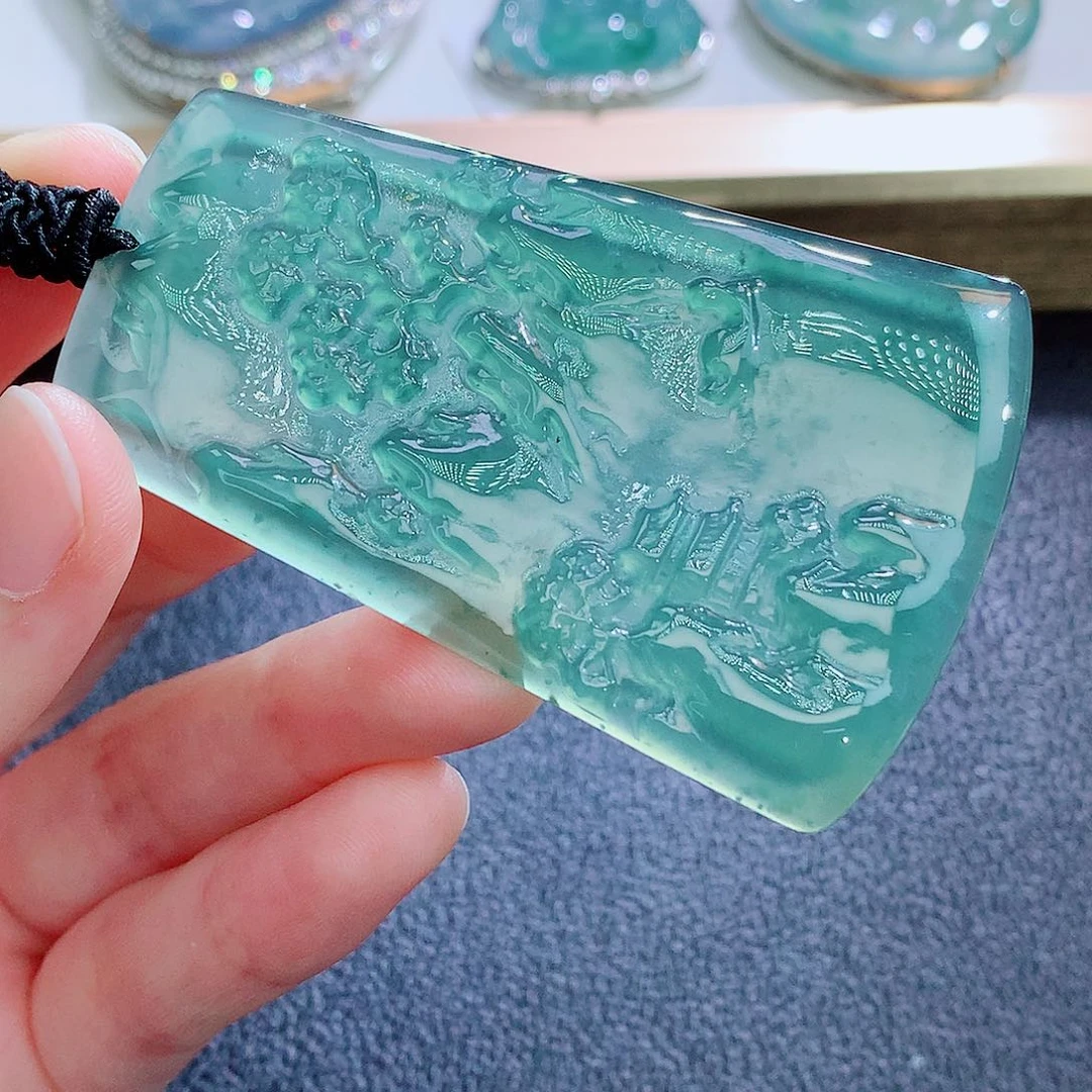 颈饰未镶嵌翡翠翡翠