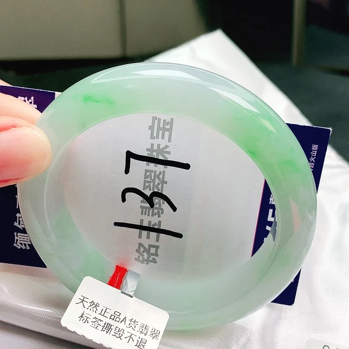 翡翠未镶嵌手镯缅甸天然a货翡翠手镯