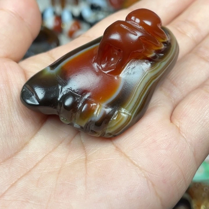 疯***头未镶嵌颈饰玛瑙/玉髓