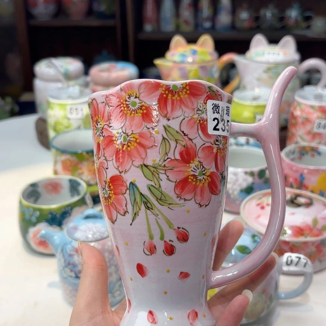 景德镇手绘高温釉下彩陶瓷茶具
