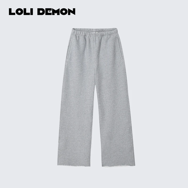 ‘Preppy-系列’ cleanfit藤校感 重工620g百棉宽松螺纹运动休闲裤