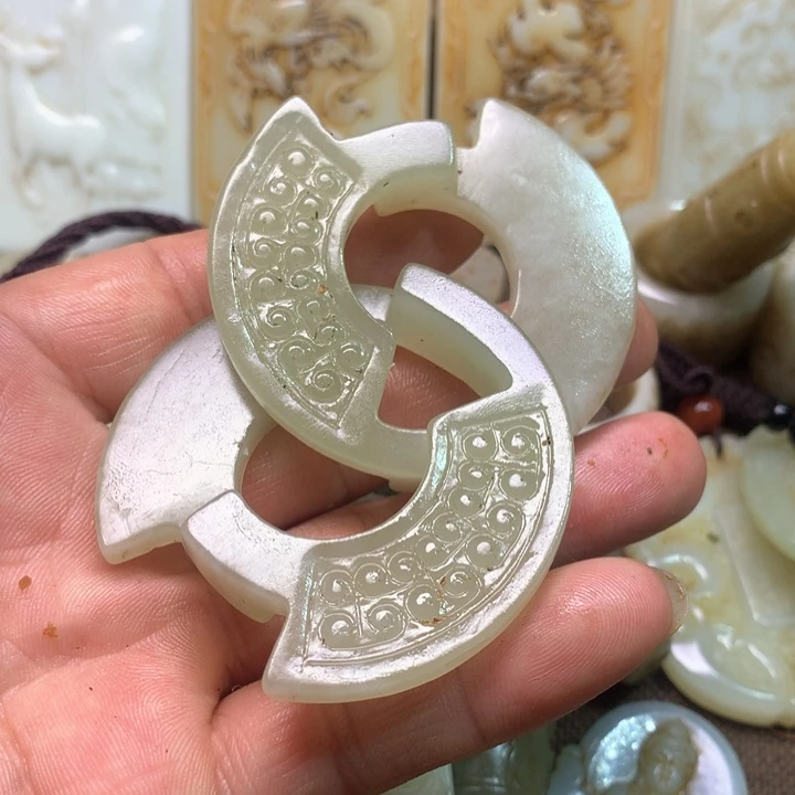 和田玉挂件未镶嵌闲**鹤