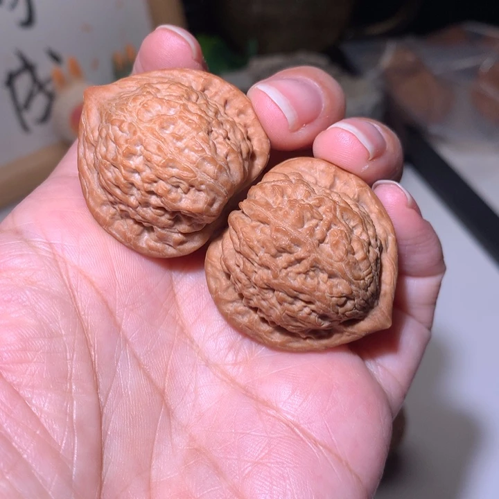 把件文玩核桃七步沟公子帽