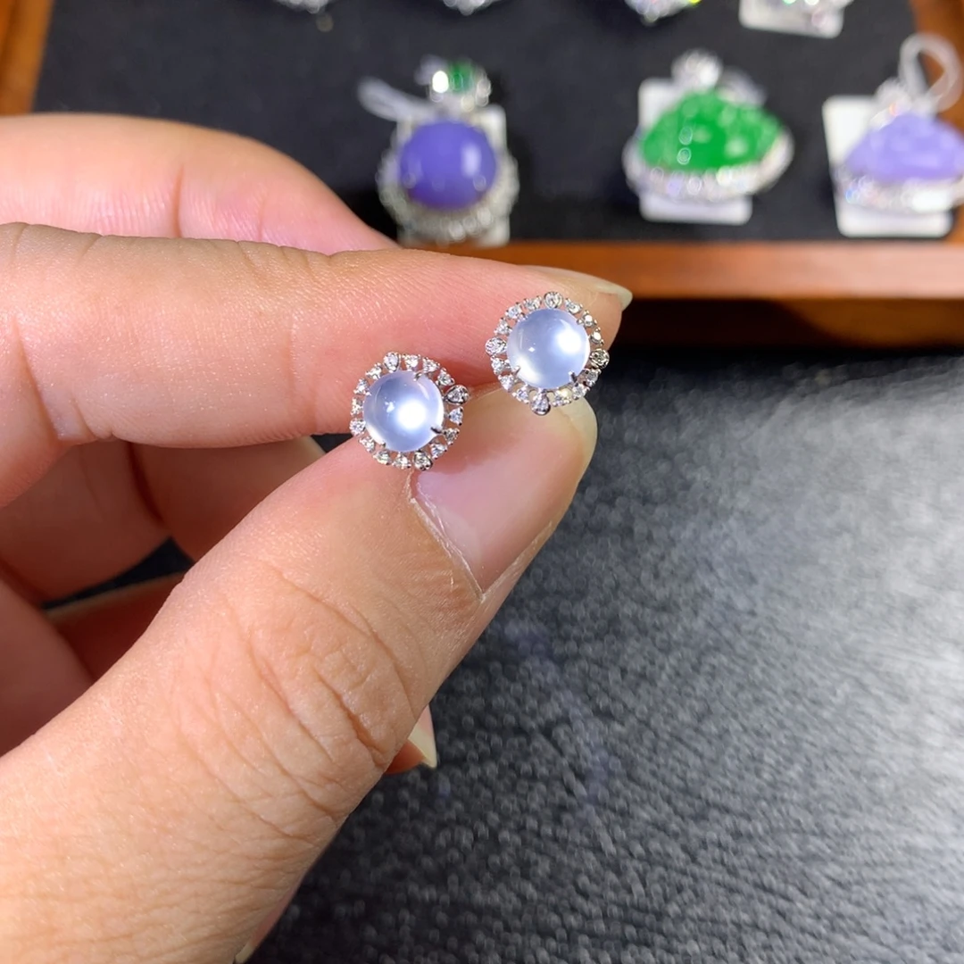 翡翠18K金镶嵌戒指翡翠