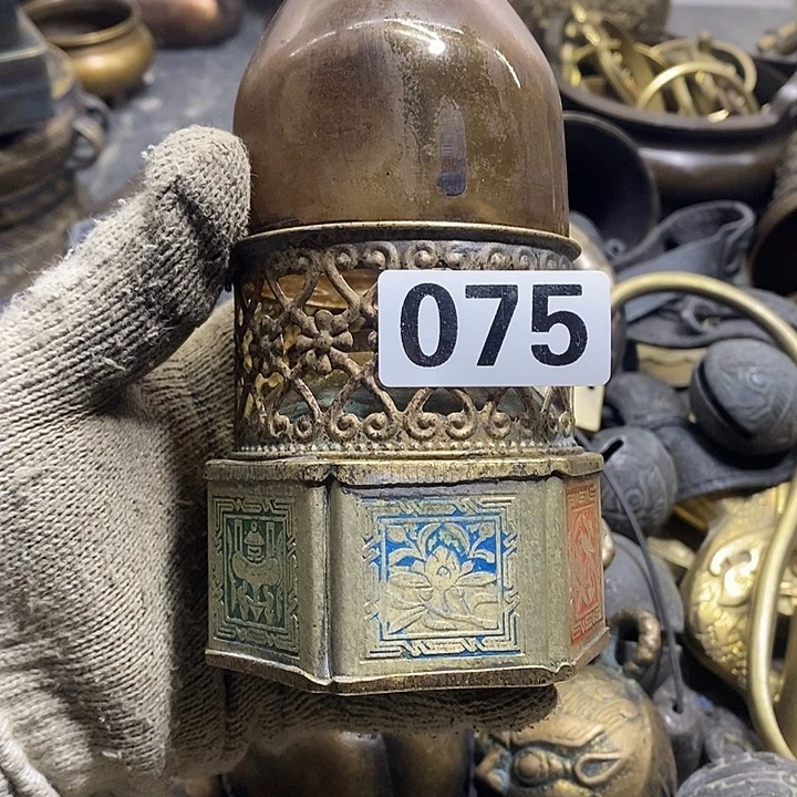 用***8闪电购铜摆件工艺品075