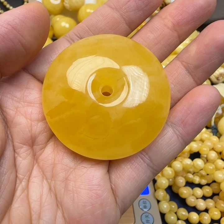 蜜蜡未镶嵌颈饰天然蜜蜡