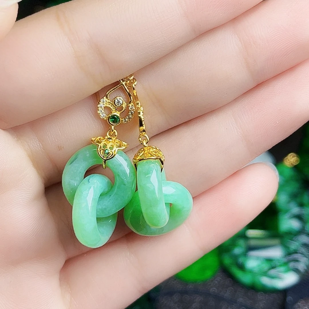 颈饰银S925镶嵌翡翠多样性