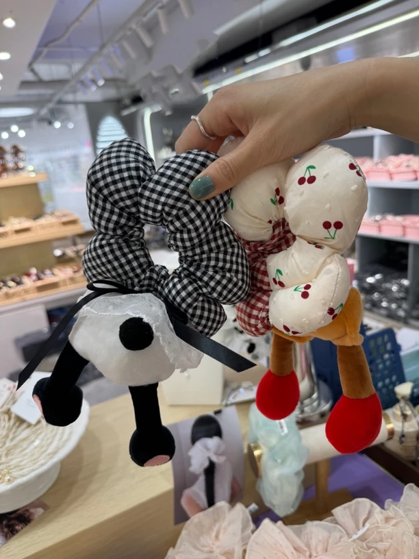 立体花朵发圈可爱肠圈