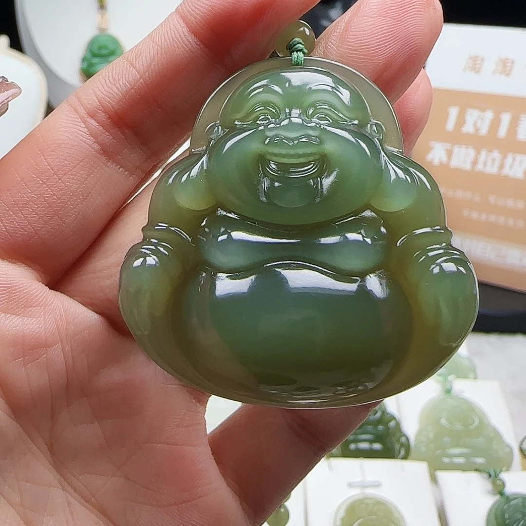 和田玉未镶嵌颈饰48