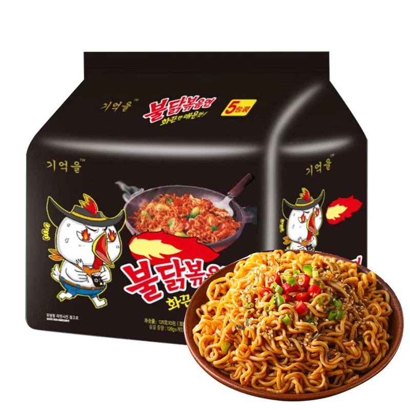韩文掌记火鸡拌面116g*5包