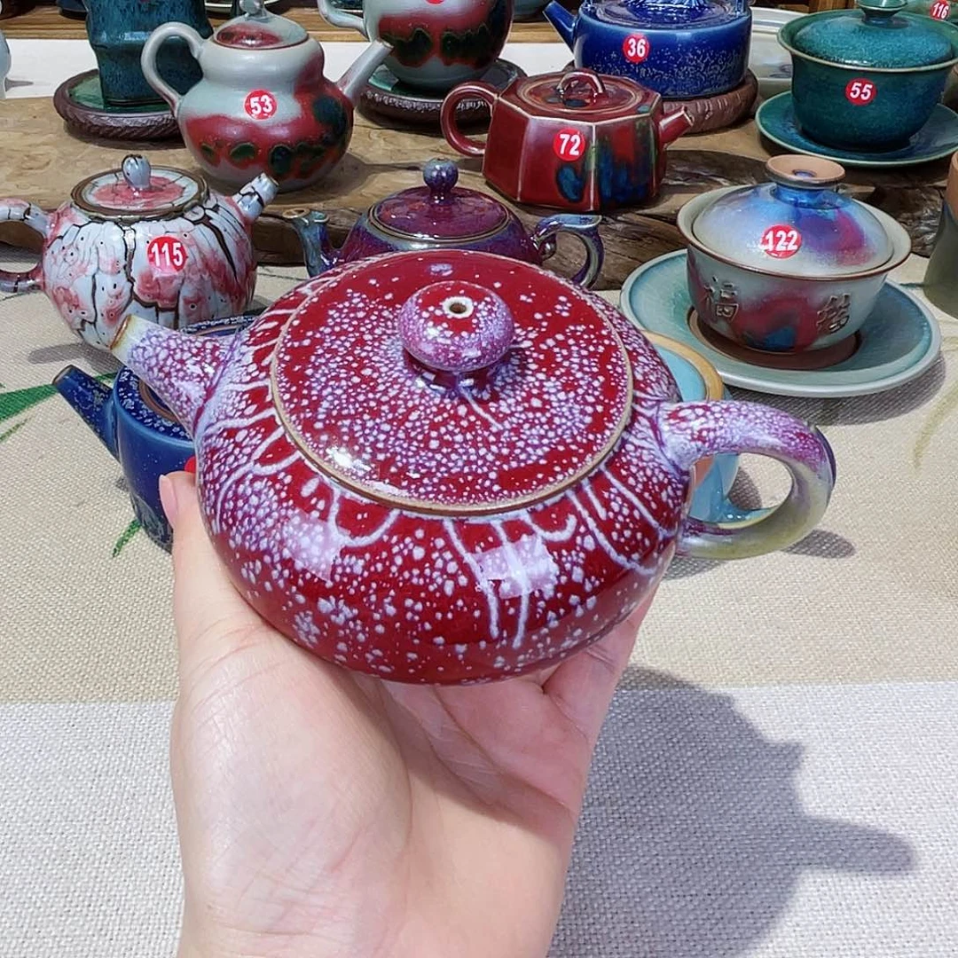 壶禹州钧瓷艺术作品