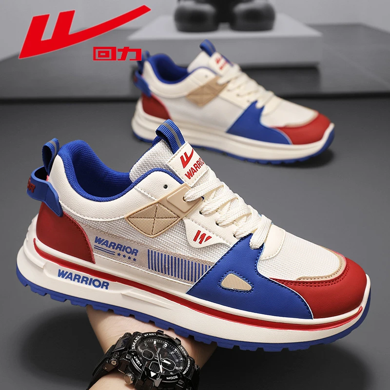 回力男鞋春季2025新款运动鞋网面板鞋跑步休闲老爹鞋男士百搭潮鞋