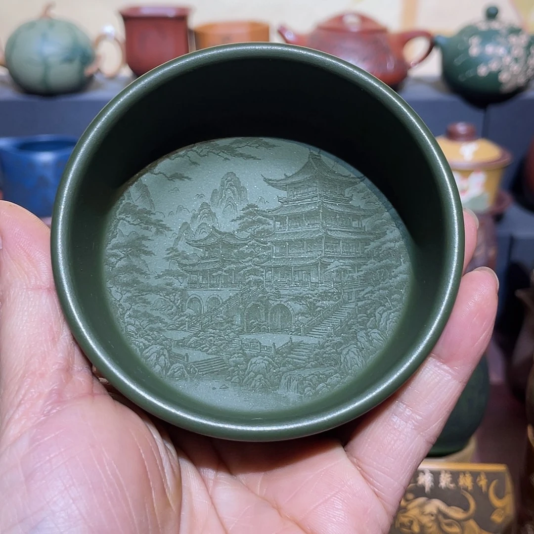原矿紫砂手工主人杯