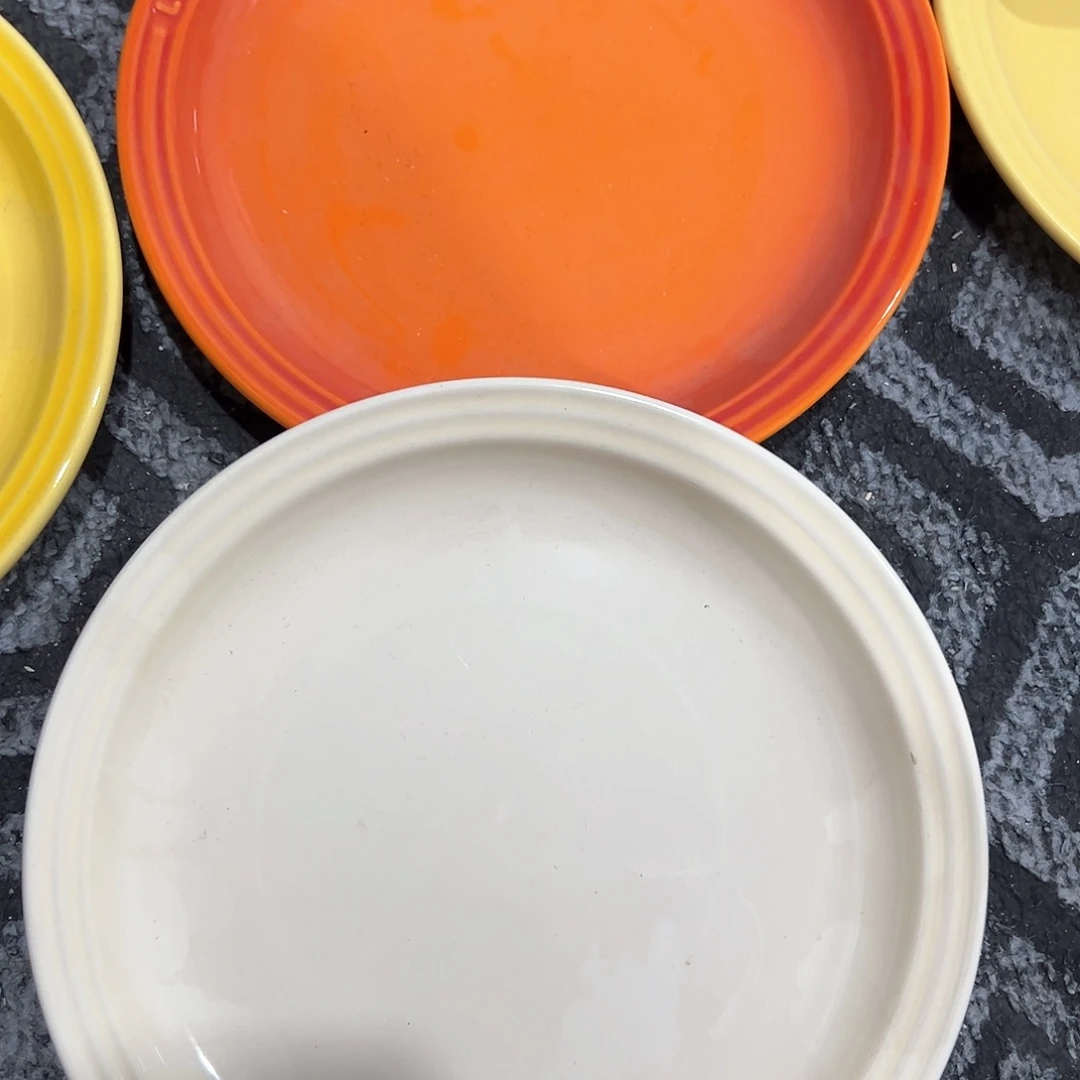 陶瓷+++大++牛++排+++pan  奶白色  橙色