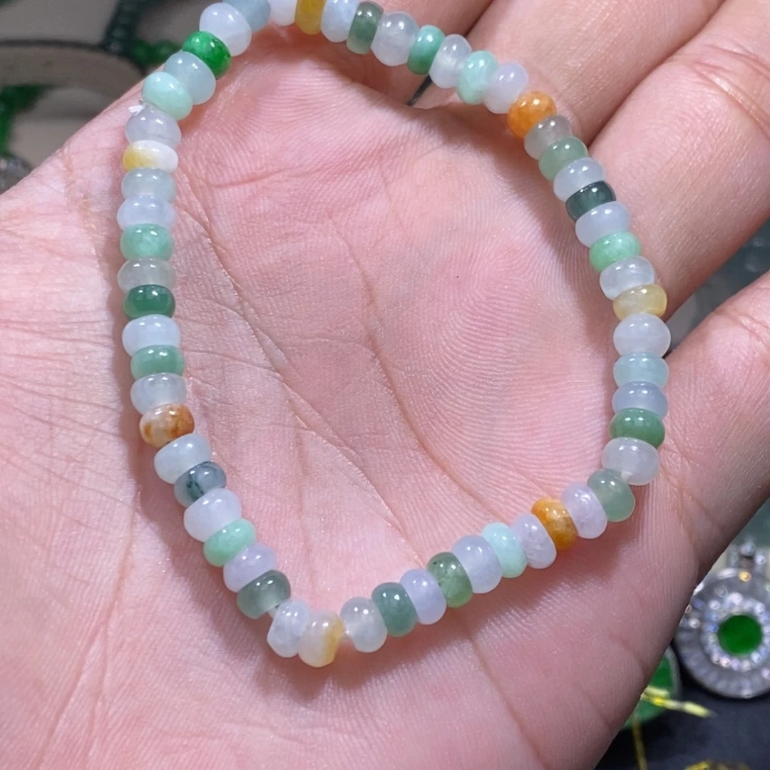 吊坠(不含链)未镶嵌翡翠多宝算盘珠手串