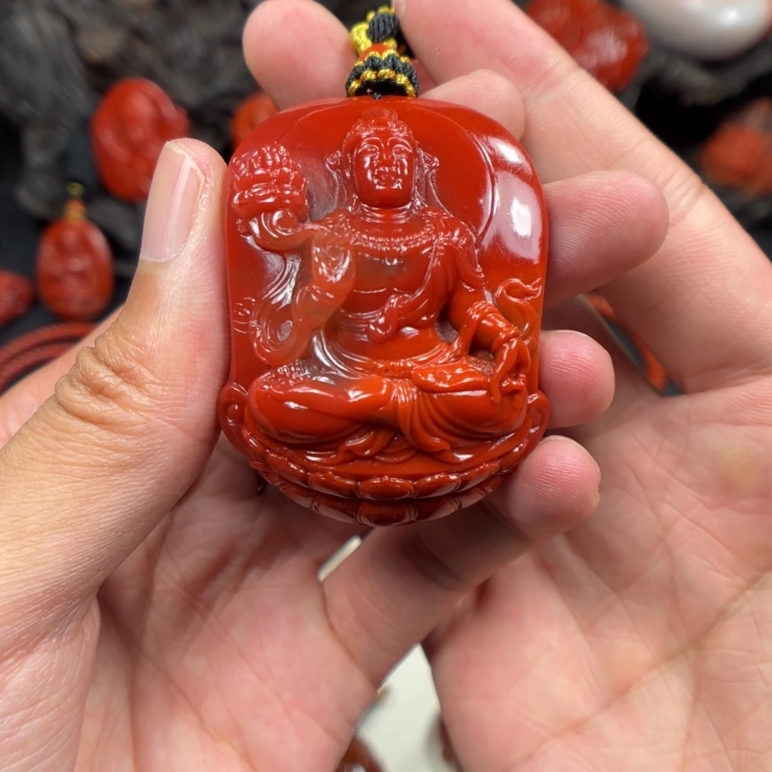 南红玛瑙未镶嵌颈饰