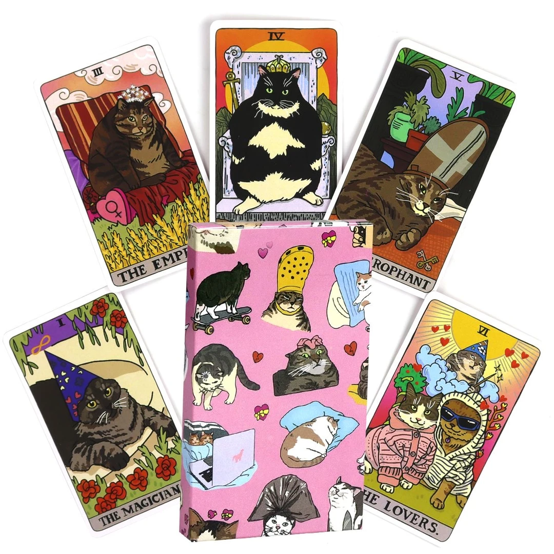 猫咪梗图塔罗牌cat meme DECK.22张