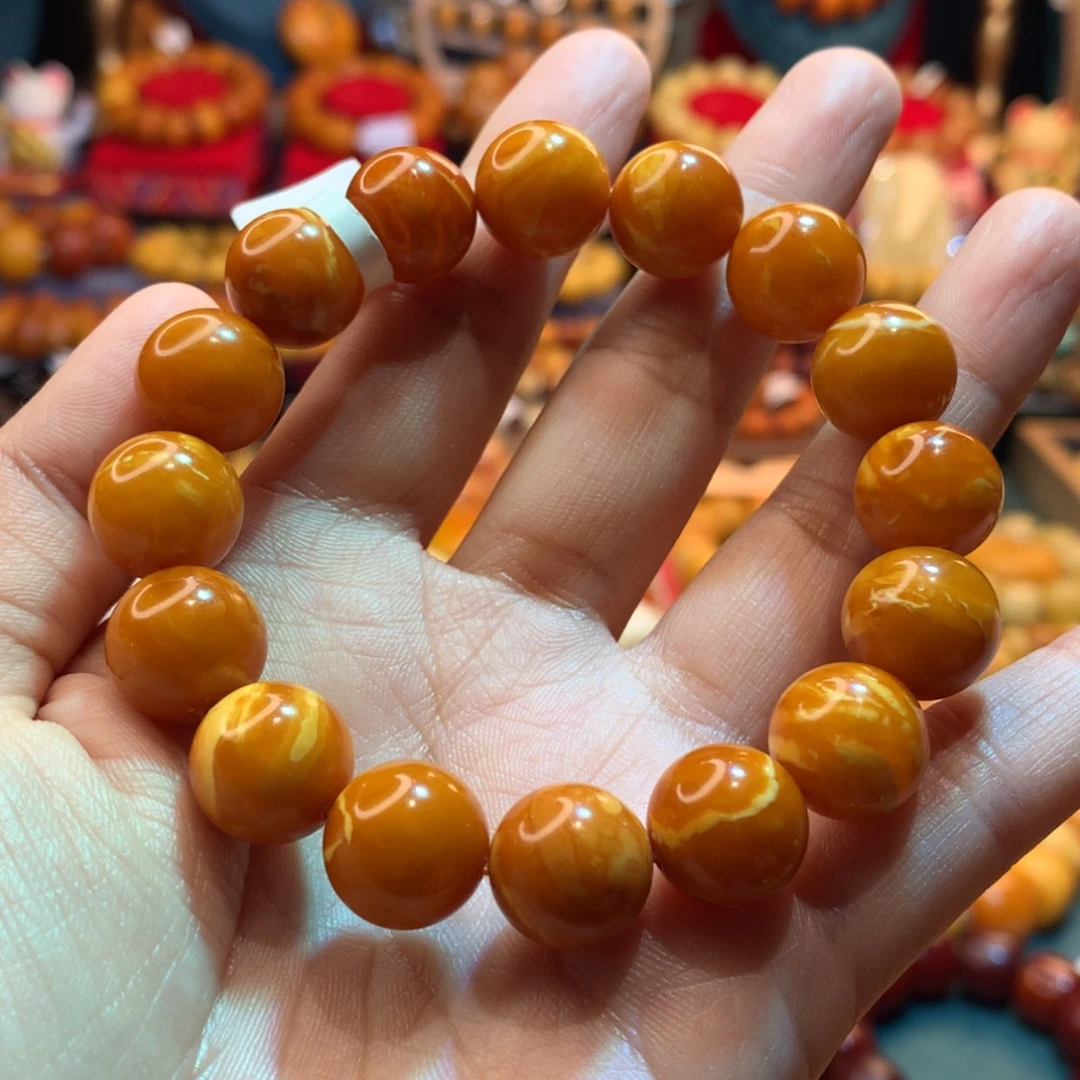 【闪购商品】蜜蜡手串未镶嵌蜜蜡手串