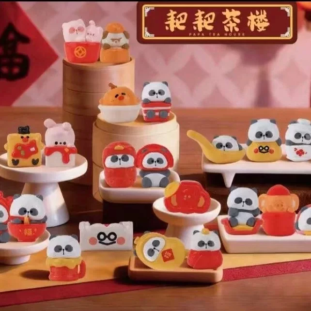 加加乐 【代拆】 MR.PA耙老师-耙耙茶楼系列盲袋萌粒盲盒公仔手办