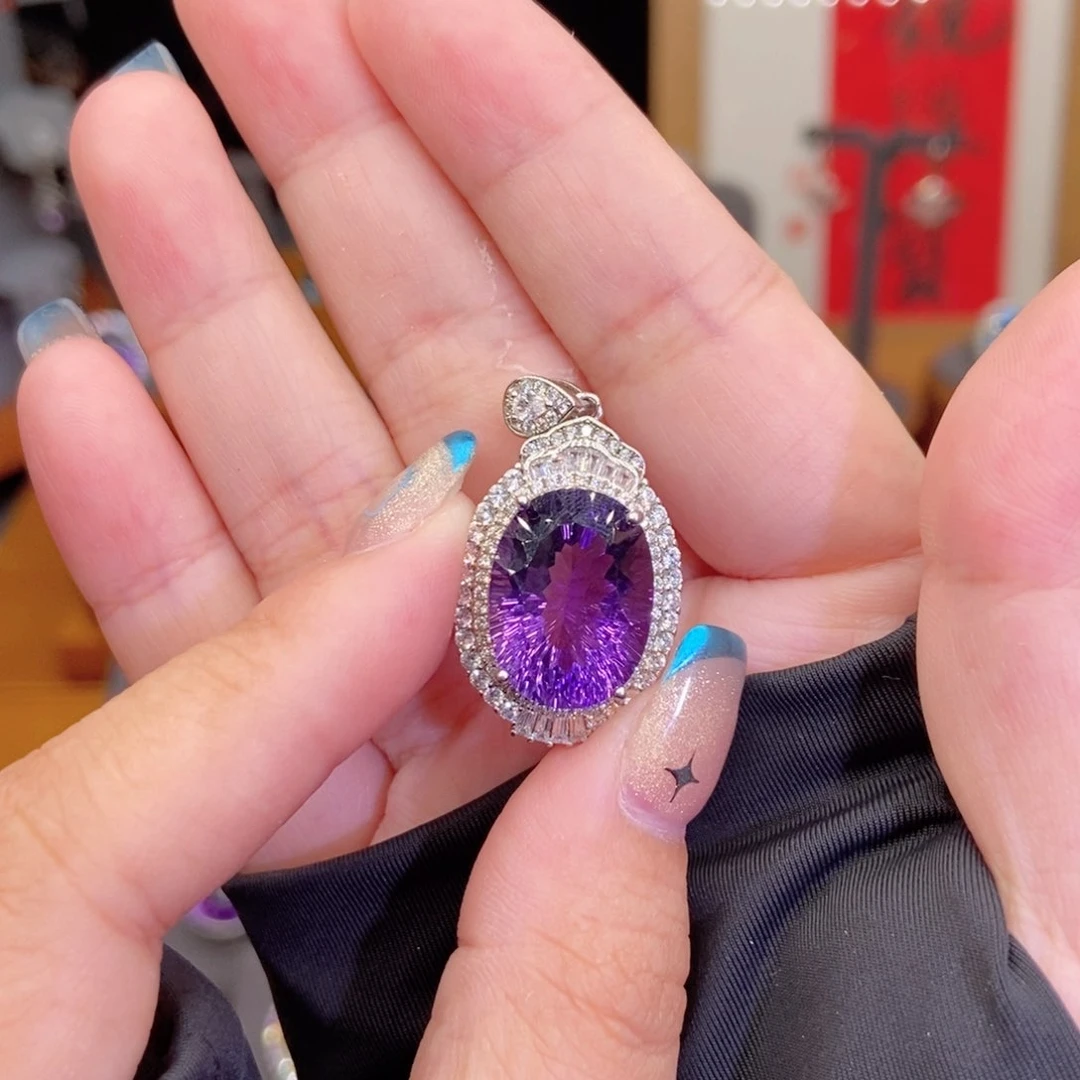 颈饰银S925镶嵌水晶1111