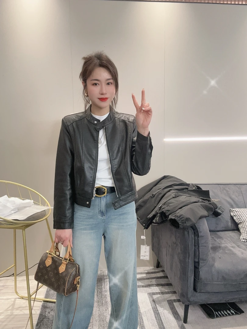 【黄小芳】2025春款皮衣