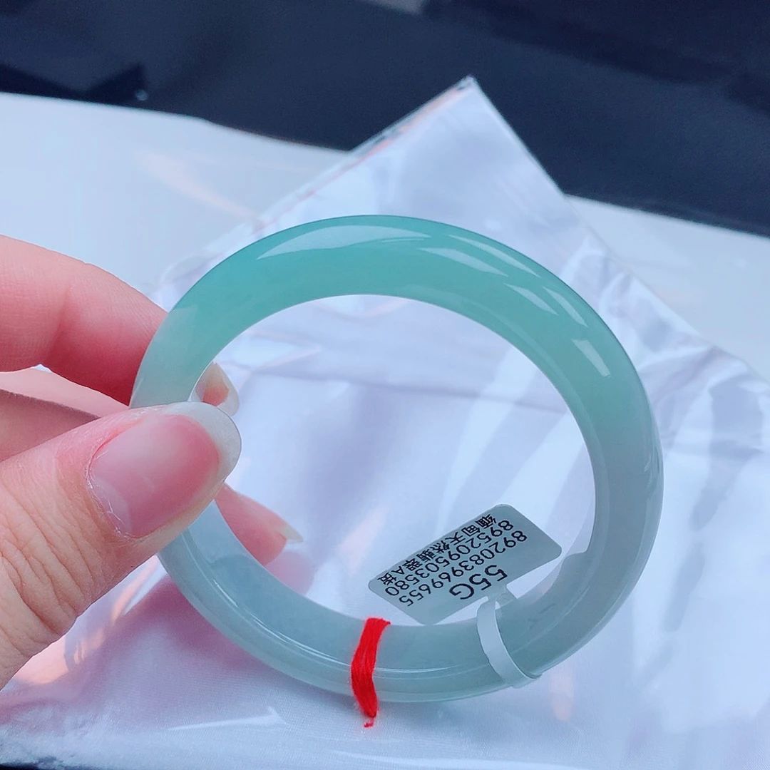 翡翠手镯未镶嵌天然缅甸翡翠A货手镯