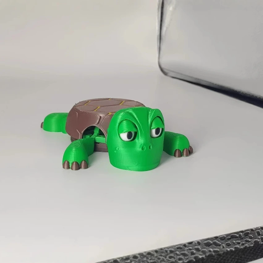 惊吓乌龟杯垫玩具模型创意玩具3D打印乌龟