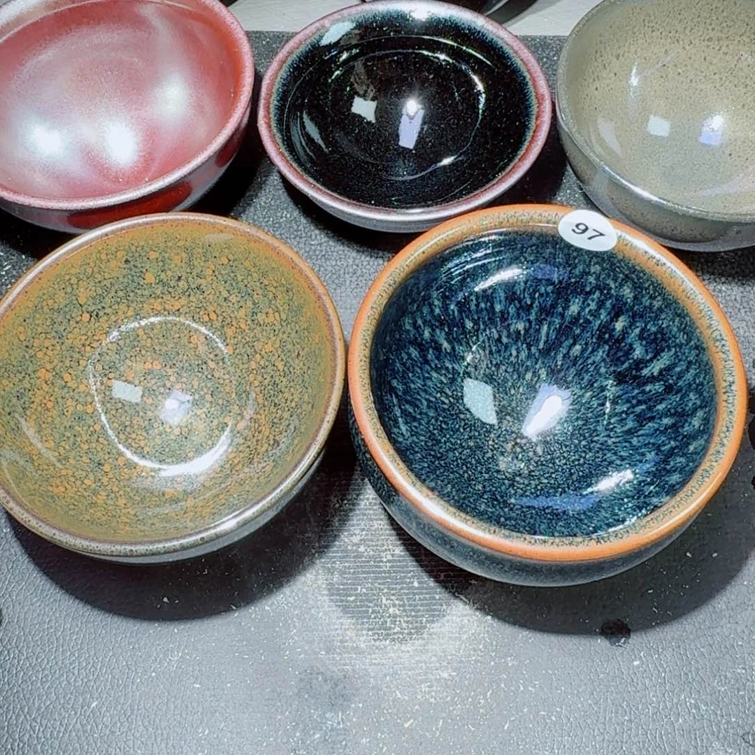 茶盏@**海古时茶器建窑建盏97