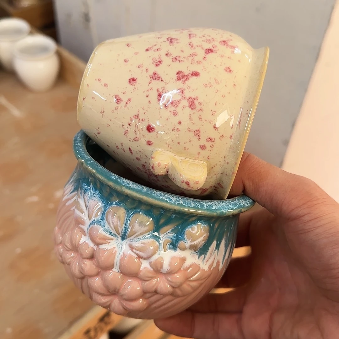 陶瓷2个··订单自动合并·口径误差0.5左右··