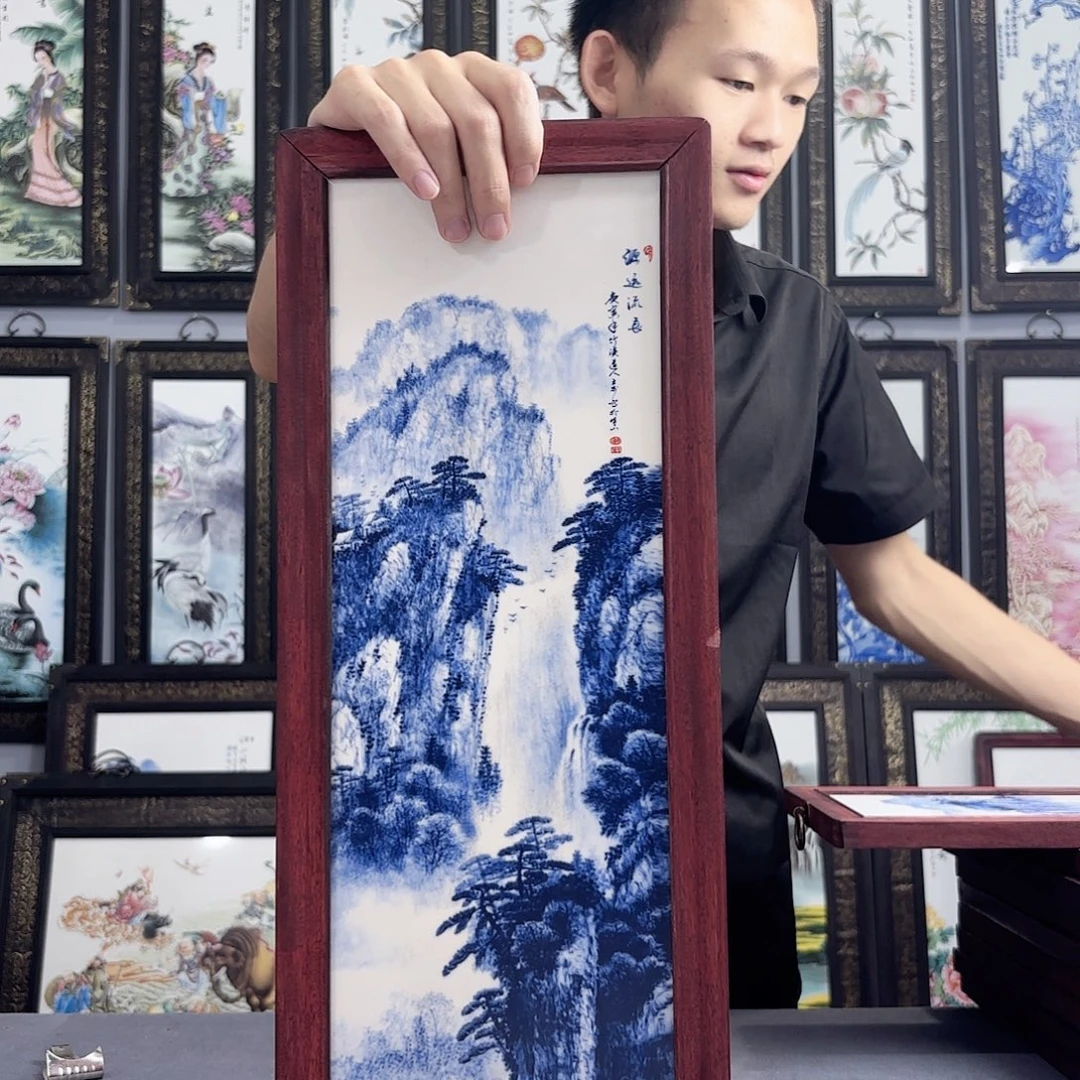 摆件景德镇陶瓷瓷板画