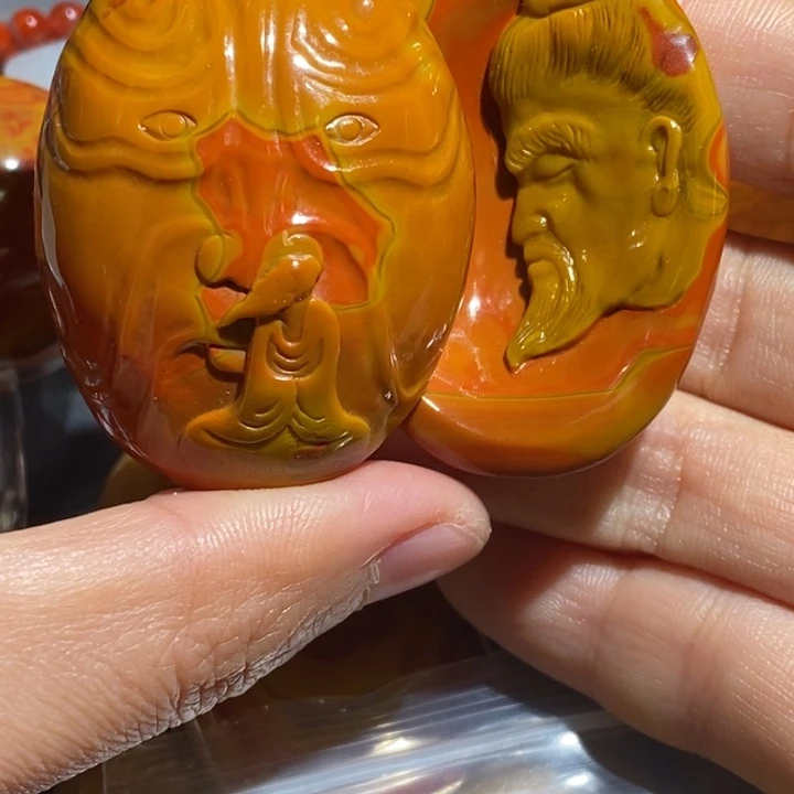 路***甲玛瑙/玉髓未镶嵌项链