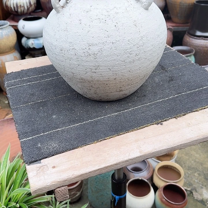 紫砂花盆高度25口径12无孔