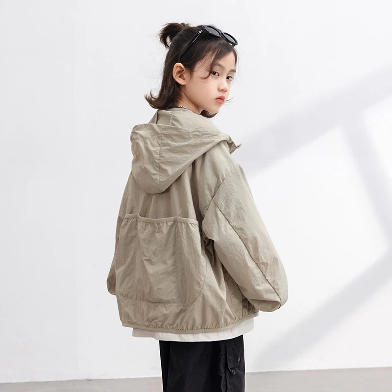 【2025夏款上新】男童防晒衣儿童连帽透气户外轻薄外套中大童防晒服