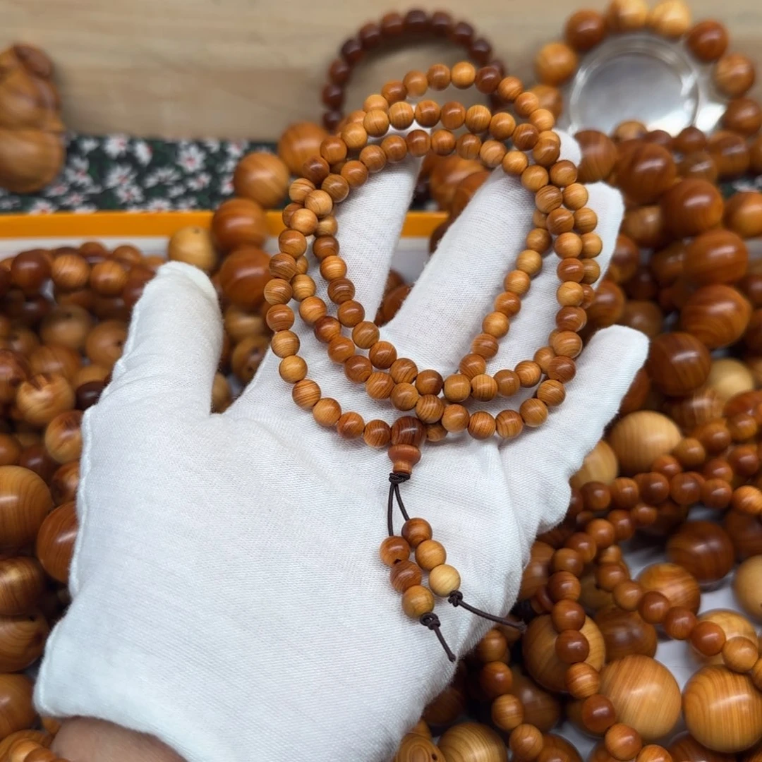 柏木（崖柏）0.6太行崖柏黄粉茶108颗