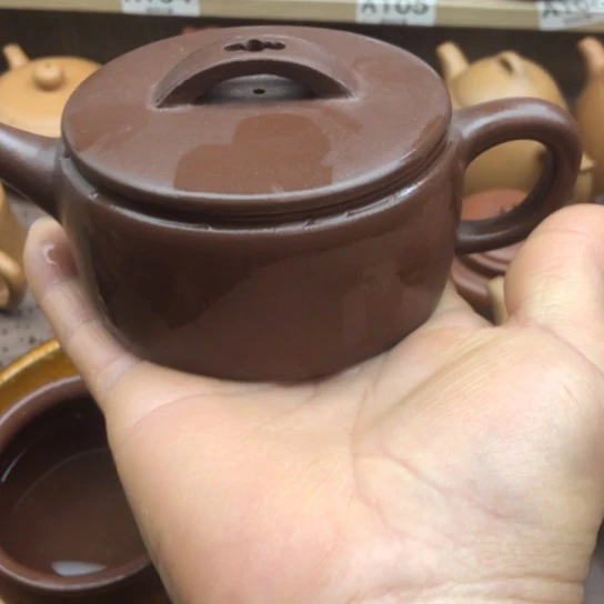 紫砂茶壶紫泥汗瓦150豪升左右
